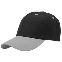 Load image into Gallery viewer, 144-Pack Baseball Dad Cap Velcro Strap Adjustable Size - Black/Gray