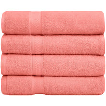 Load image into Gallery viewer, Falari 4-Pack Bath Towel 27x54 - Peach