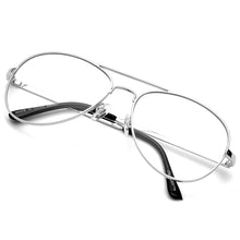 Load image into Gallery viewer, Aviator Sunglasses Classic - Non-Polarized - Silver Frame - Clear