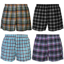 Load image into Gallery viewer, Falari 4-Pack Men's Boxer Underwear 100% Cotton Premium Quality 368-05