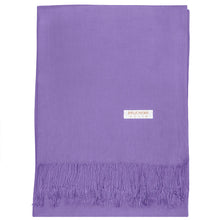 Load image into Gallery viewer, Women's Soft Solid Color Pashmina Shawl Wrap Scarf - Lavender