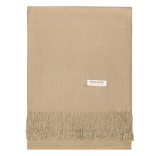 Load image into Gallery viewer, Women's Soft Solid Color Pashmina Shawl Wrap Scarf - Camel