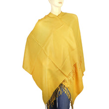 Load image into Gallery viewer, Women's Soft Solid Color Pashmina Shawl Wrap Scarf - Gold