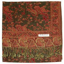 Load image into Gallery viewer, Women's Paisley Pashmina Scarf - Grey