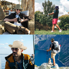 Load image into Gallery viewer, Wide Brim Boonie Hat - Navy