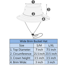 Load image into Gallery viewer, Wide Brim Boonie Hat - Grey