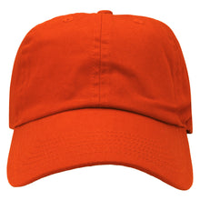 Load image into Gallery viewer, Classic Baseball Cap Soft Cotton Adjustable Size - Orange