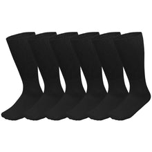 Load image into Gallery viewer, Physicians Approved Diabetic Socks Crew Unisex 6-Pairs