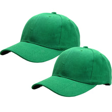 Load image into Gallery viewer, 2-Pack Baseball Dad Cap Adjustable Size Perfect for Running Workouts and Outdoor Activities