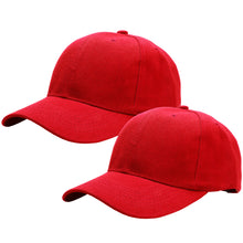 Load image into Gallery viewer, 2-Pack Baseball Dad Cap Adjustable Size Perfect for Running Workouts and Outdoor Activities
