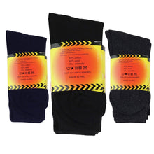 Load image into Gallery viewer, 6-Pack Men's Heavy Duty Work Thermal Wool Socks
