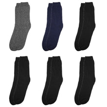 Load image into Gallery viewer, 6-Pack Men's Heavy Duty Work Thermal Wool Socks