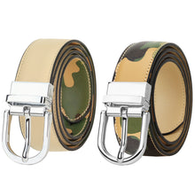 Load image into Gallery viewer, Falari Women Reversible Genuine Leather Belt