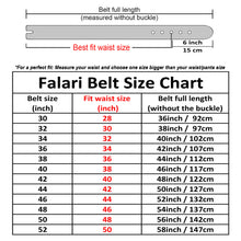 Load image into Gallery viewer, Falari Replacement Genuine Leather Belt Strap 1.5" Wide