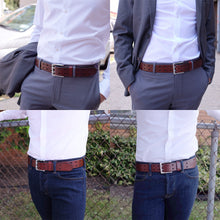 Load image into Gallery viewer, Men's Full Grain Leather Double Prong Belt