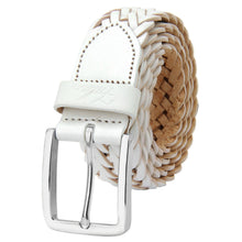 Load image into Gallery viewer, Men's Leather Braided Belt Stainless Steel Buckle 35mm 9007